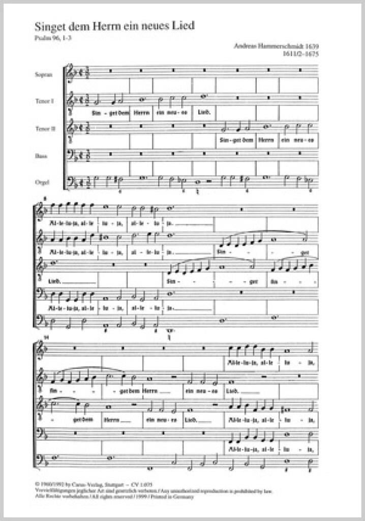 Singet dem Herrn ein neues Lied